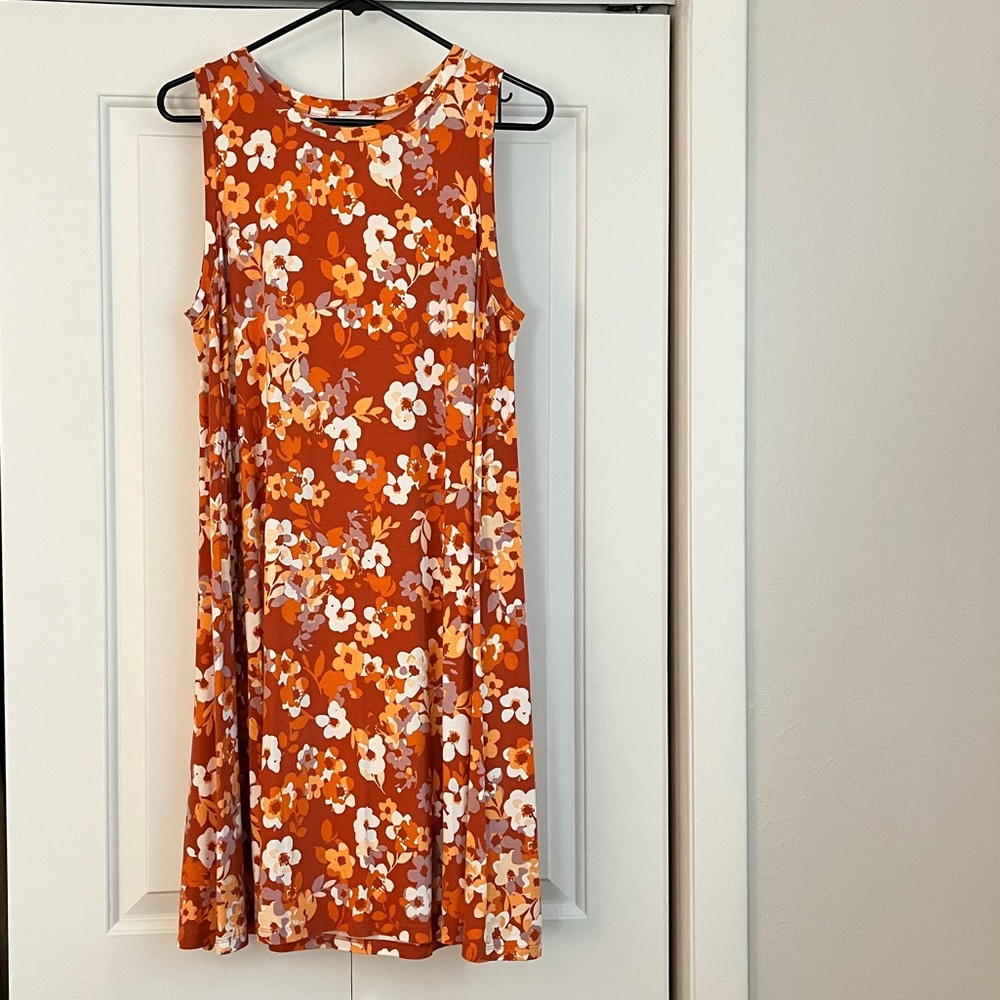 LOFT Outlet Floral Swing Dress